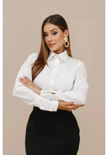 Camisa Básica Dornelles Em Tricoline Nitido Outono/Inverno 2026