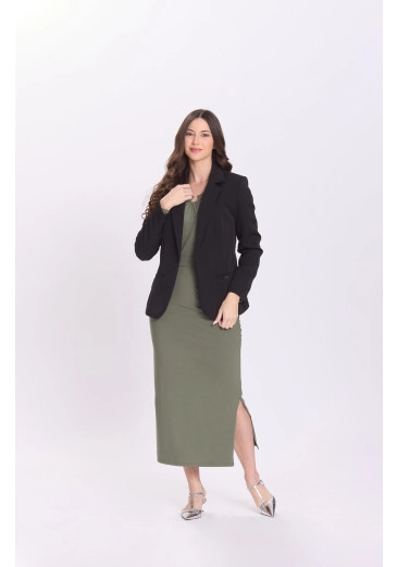 Blazer Amélia Em Alfaiataria Preto Hapuk Outono/Inverno 2026