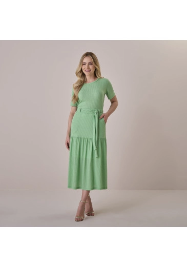 Conjunto Rafaela Em Malha Zambia Verde Tata Martello  Primavera/Verão 2026