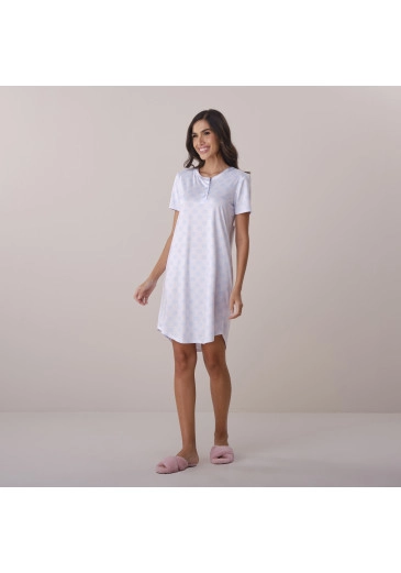 Camisola Dalia Em Malha Leveza Estampa Exclusiva Off White Tata Martello Primavera/Verão 2026