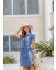 Vestido com Botões Raje Jeans 