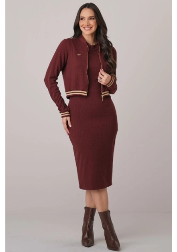 Conjunto Mel Em Malha Massad Bordo Tata Martello Outono/Inverno 2026