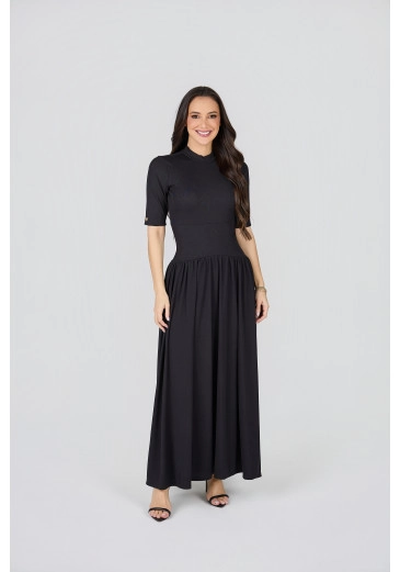 Vestido Emily Em Malha Preto Tata Martello Primavera/Verão 2027