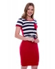 Conjunto Blusa Listra com Bolso Vermelho Hapuk 