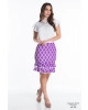 Conjunto Via Caruso Estampado Roxo 41370 