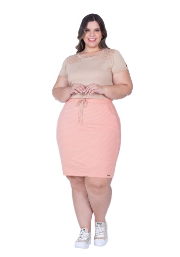 Vestido Araceli em Malha com Detalhe em Bordado de Pérolas Bege Hapuk Primavera/Verão 2025 