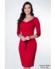 Vestido Detalhe Amarração Vermelho Hapuk 