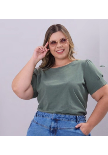  Blusa Jade Em Malha Maquinetada Verde Hapuk Outono/Inverno 2026