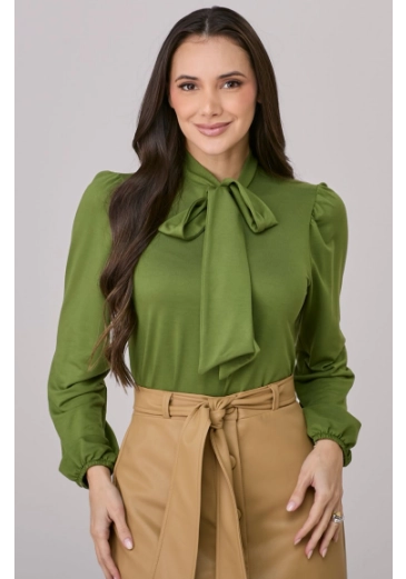 Blusa Lidia Em Malha Verde Tata Martello Outono/Inverno 2026