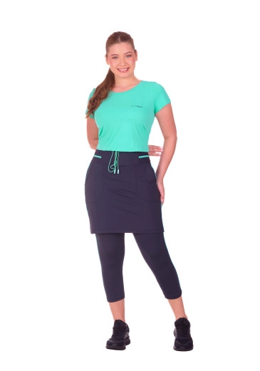 Conjunto Elisa Fitness Em Malha Verde Agua Hapuk Primavera/Verão 2027