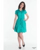 Vestido Hapuk Estampado Pregas Verde 59505