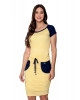 Vestido Listrado Amarelo Hapuk 