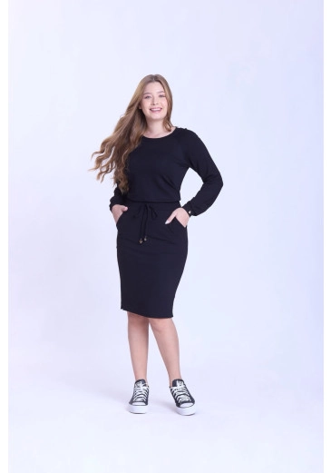 Conjunto Vitória Em Moletinho Preto Hapuk Outono/Inverno 2026